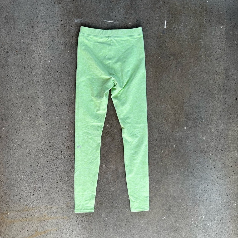 Alo Yoga High Waisted Legging in Ultramint Heather Size XS Activewear Sporty - Picture 3 of 5